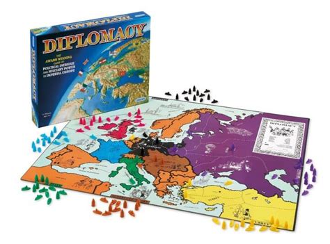 Diplomacy: A Tabletop Strategy Game Where Alliances Shift Faster Than Sand in a Desert Storm!